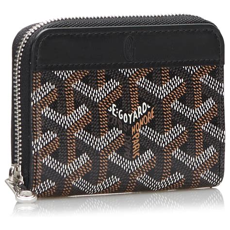 goyard portemonnaie schwarz|porte monnaie goyard.